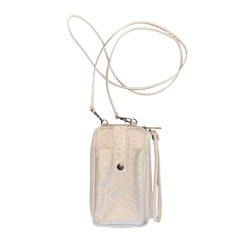 Metallic Rose Gold Crossbody Cell Phone Purse